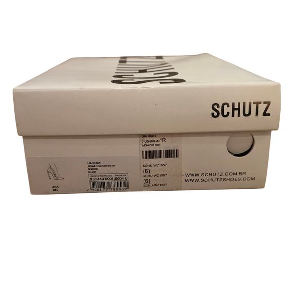 Schutz Lou Curve Pump in Black EUC Size 6 - Picture 5 of 9